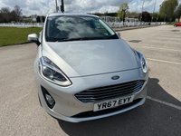 USED 2017 67 FORD FIESTA 1.0T EcoBoost Titanium Hatchback 5dr Petrol Manual Euro 6 (s/s) (100 ps) USB CRUISE PARKING SENSORS