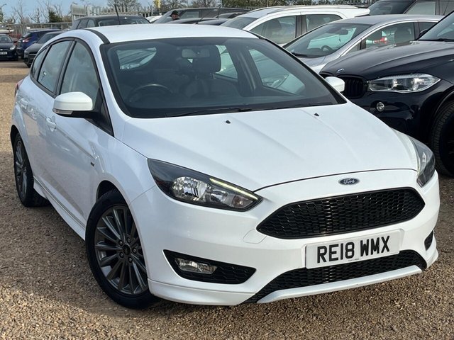 FORD FOCUS 1.0T ECOBOOST ST LINE EURO 6 S S 5DR 2018 82000 WHITE...