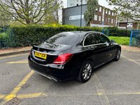 USED 2017 67 MERCEDES-BENZ C-CLASS 2.0 C350e 6.4kWh Sport Saloon 4dr Petrol Plug-in Hybrid G-Tronic+ Euro 6 (s/s) (293 ps) Cream Leather Seats, Heated Seats, Reverse Camera