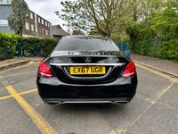 USED 2017 67 MERCEDES-BENZ C-CLASS 2.0 C350e 6.4kWh Sport Saloon 4dr Petrol Plug-in Hybrid G-Tronic+ Euro 6 (s/s) (293 ps) Cream Leather Seats, Heated Seats, Reverse Camera