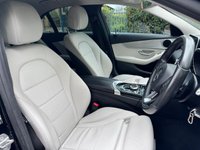 USED 2017 67 MERCEDES-BENZ C-CLASS 2.0 C350e 6.4kWh Sport Saloon 4dr Petrol Plug-in Hybrid G-Tronic+ Euro 6 (s/s) (293 ps) Cream Leather Seats, Heated Seats, Reverse Camera