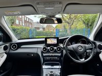 USED 2017 67 MERCEDES-BENZ C-CLASS 2.0 C350e 6.4kWh Sport Saloon 4dr Petrol Plug-in Hybrid G-Tronic+ Euro 6 (s/s) (293 ps) Cream Leather Seats, Heated Seats, Reverse Camera