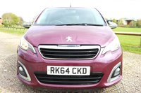 USED 2014 64 PEUGEOT 108 1.2 VTi PureTech Allure Hatchback 5dr Petrol Manual Euro 5 (82 ps) Just Serviced Ready to Drive Away