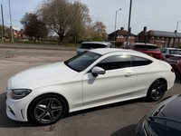 USED 2019 19 MERCEDES-BENZ C-CLASS 2.0 C220d AMG Line Coupe 2dr Diesel G-Tronic+ Euro 6 (s/s) (194 ps) 194PS Auto ULEZ Sleek Coupe Econ