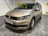 USED 2017 17 VOLKSWAGEN TOURAN 1.2 TSI S MPV 5dr Petrol Manual Euro 6 (s/s) (110 ps) SERVICE HISTORY-7 SEATS-DAB C/D RADIO-AIR CONDTIONING-REMOTE LOCKING-ABS
