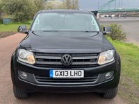 USED 2013 13 VOLKSWAGEN AMAROK 2.0 BiTDI BlueMotion Tech Highline Pickup Double Cab 4dr Diesel Manual 4Motion Euro 5 (s/s) (180 ps) **PARKING SENSORS**6-SPEED MANUAL**NO VAT**