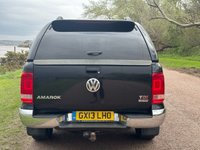 USED 2013 13 VOLKSWAGEN AMAROK 2.0 BiTDI BlueMotion Tech Highline Pickup Double Cab 4dr Diesel Manual 4Motion Euro 5 (s/s) (180 ps) **PARKING SENSORS**6-SPEED MANUAL**NO VAT**