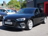 USED 2023 72 AUDI A4 2.0 TFSI 35 S line 4d S Tronic 150 S/S 1 OWNER FROM NEW, FULL AUDI SERVICE HISTORY, VIRTUAL COCKPIT (DIGITAL DASH), REAR VIEW CAMERA, SAT NAV, HEATED FRONT SEATS, AUDI SMART PHONE FOR WIRELESS APPLE CAR PLAY & ANDROID AUTO, 19 INCH ALLOYS, DAB RADIO, CRUISE CONTROL & SPEED LIMITER, SWEEPING INDICATORS, BLUETOOTH, FRONT & REAR PARKING SENSORS, ELECTRIC FOLDING HEATED MIRRORS, PRIVACY GLASS, S TRONIC AUTOMATIC, LEATHER ALCANTARA, SPORT SEATS, CLIMATE CONTROL, LIGHT & RAIN SENSORS, DRIVE SELECT, TIPTRONIC MFSW, AUTO HOLD, ISO FIX