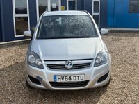 USED 2014 64 VAUXHALL ZAFIRA 1.8 16V Exclusiv MPV 5dr Petrol Manual Euro 5 (120 ps) 