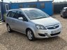 USED 2014 64 VAUXHALL ZAFIRA 1.8 16V Exclusiv MPV 5dr Petrol Manual Euro 5 (120 ps) 