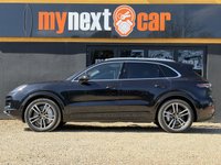 USED 2018 18 PORSCHE CAYENNE 4.0T V8 Turbo SUV 5dr Petrol TiptronicS 4WD Euro 6 (s/s) (550 ps) Porsche Dynamic Chassis Control (PDCC) + Panoramic roof system + Adaptive Cruise Control incl. Emergency Stop Function + Surround View+ Tow bar system with electrically deployable tow ball + Sport Chrono Package incl. mode switch	&pound;774 Lane Change Assist + Smooth-finish leather, two-tone leather interior + Roof rails with matt aluminium look finish + Privacy glass	+ Adaptive sports seat (18-way, electric) with integrated headrests, and memory package