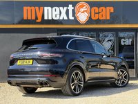 USED 2018 18 PORSCHE CAYENNE 4.0T V8 Turbo SUV 5dr Petrol TiptronicS 4WD Euro 6 (s/s) (550 ps) Porsche Dynamic Chassis Control (PDCC) + Panoramic roof system + Adaptive Cruise Control incl. Emergency Stop Function + Surround View+ Tow bar system with electrically deployable tow ball + Sport Chrono Package incl. mode switch	&pound;774 Lane Change Assist + Smooth-finish leather, two-tone leather interior + Roof rails with matt aluminium look finish + Privacy glass	+ Adaptive sports seat (18-way, electric) with integrated headrests, and memory package