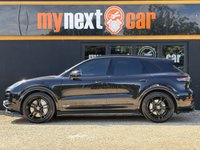 USED 2018 18 PORSCHE CAYENNE 4.0T V8 Turbo SUV 5dr Petrol TiptronicS 4WD Euro 6 (s/s) (550 ps) Porsche Dynamic Chassis Control (PDCC) + Panoramic roof system + Adaptive Cruise Control incl. Emergency Stop Function + Surround View+ Tow bar system with electrically deployable tow ball + Sport Chrono Package incl. mode switch	&pound;774 Lane Change Assist + Smooth-finish leather, two-tone leather interior + Roof rails with matt aluminium look finish + Privacy glass	+ Adaptive sports seat (18-way, electric) with integrated headrests, and memory package