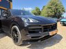 USED 2018 18 PORSCHE CAYENNE 4.0T V8 Turbo SUV 5dr Petrol TiptronicS 4WD Euro 6 (s/s) (550 ps) Porsche Dynamic Chassis Control (PDCC) + Panoramic roof system + Adaptive Cruise Control incl. Emergency Stop Function + Surround View+ Tow bar system with electrically deployable tow ball + Sport Chrono Package incl. mode switch	&pound;774 Lane Change Assist + Smooth-finish leather, two-tone leather interior + Roof rails with matt aluminium look finish + Privacy glass	+ Adaptive sports seat (18-way, electric) with integrated headrests, and memory package