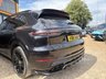 USED 2018 18 PORSCHE CAYENNE 4.0T V8 Turbo SUV 5dr Petrol TiptronicS 4WD Euro 6 (s/s) (550 ps) Porsche Dynamic Chassis Control (PDCC) + Panoramic roof system + Adaptive Cruise Control incl. Emergency Stop Function + Surround View+ Tow bar system with electrically deployable tow ball + Sport Chrono Package incl. mode switch	&pound;774 Lane Change Assist + Smooth-finish leather, two-tone leather interior + Roof rails with matt aluminium look finish + Privacy glass	+ Adaptive sports seat (18-way, electric) with integrated headrests, and memory package