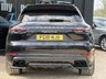 USED 2018 18 PORSCHE CAYENNE 4.0T V8 Turbo SUV 5dr Petrol TiptronicS 4WD Euro 6 (s/s) (550 ps) Porsche Dynamic Chassis Control (PDCC) + Panoramic roof system + Adaptive Cruise Control incl. Emergency Stop Function + Surround View+ Tow bar system with electrically deployable tow ball + Sport Chrono Package incl. mode switch	&pound;774 Lane Change Assist + Smooth-finish leather, two-tone leather interior + Roof rails with matt aluminium look finish + Privacy glass	+ Adaptive sports seat (18-way, electric) with integrated headrests, and memory package