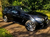 USED 2019 19 BMW X3 2.0 20d M Sport SUV 5dr Diesel Auto xDrive Euro 6 (s/s) (190 ps)  1 OWNER FROM NICE -WITH STUNNING SERVICE HISTORY-X10 BMW/SPECIALIST SERVICE STAMPS//PANORAMIC GLASS ROOF//POWER BOOT//FULL BLACK HEATED LEATHER SEATS//SAT-NAV//BLUETOOTH// 200 POUND ROAD TAX A YEAR//HEATED STEERING WHEEL//BEAUTIFULLY KEPT 1 OWNER FROM NICE -WITH STUNNING SERVICE HISTORY-X10 BMW/SPECIALIST SERVICE STAMPS//PANORAMIC GLASS ROOF//POWER BOOT//FULL BLACK HEATED LEATHER SEATS//SAT-NAV//BLUETOOTH// 200 POUND ROAD TAX A YEAR//HEATED STEERING WHEEL//BEAUTIFULLY KEPT