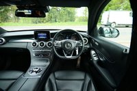 USED 2017 67 MERCEDES-BENZ C-CLASS 2.1 C220d AMG Line Estate 5dr Diesel G-Tronic+ Euro 6 (s/s) (170 ps) OBSIDIAN BLACK METALLIC PAINTWORK + REVERSE CAMERA + HEATED SEATS + NAV