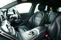 USED 2017 67 MERCEDES-BENZ C-CLASS 2.1 C220d AMG Line Estate 5dr Diesel G-Tronic+ Euro 6 (s/s) (170 ps) OBSIDIAN BLACK METALLIC PAINTWORK + REVERSE CAMERA + HEATED SEATS + NAV