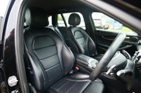 USED 2017 67 MERCEDES-BENZ C-CLASS 2.1 C220d AMG Line Estate 5dr Diesel G-Tronic+ Euro 6 (s/s) (170 ps) OBSIDIAN BLACK METALLIC PAINTWORK + REVERSE CAMERA + HEATED SEATS + NAV