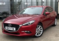 USED 2017 17 MAZDA MAZDA3 2.0 SKYACTIV-G Sport Nav Hatchback 5dr Petrol Manual Euro 6 (s/s) (121 ps) - APPLE CAR PLAY - SAT NAV - REVERSE CAMERA - HEATED SEATS - CRUISE - HEADS UP DISPLAY - P/SENSORS - BLUETOOTH - &pound;35 ROAD TAX