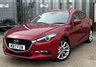 USED 2017 17 MAZDA MAZDA3 2.0 SKYACTIV-G Sport Nav Hatchback 5dr Petrol Manual Euro 6 (s/s) (121 ps) - APPLE CAR PLAY - SAT NAV - REVERSE CAMERA - HEATED SEATS - CRUISE - HEADS UP DISPLAY - P/SENSORS - BLUETOOTH - &pound;35 ROAD TAX