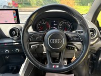 USED 2017 67 AUDI Q2 1.4 TFSI S-LINE NAV SUV 5 DOOR *APPLE CAR PLAY*SAT NAV*DAB*REAR PARKING SENSORS*18 INCH ALLOYS*AUDI DRIVE SELECT MODE*AIR CONDITIONING*CRUISE CONTROL*REAR SPOILER*BRAND NEW MOT AND SERVICE*CAM BELT REPLACED AUGUST 2022*