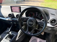 USED 2017 67 AUDI Q2 1.4 TFSI S-LINE NAV SUV 5 DOOR *APPLE CAR PLAY*SAT NAV*DAB*REAR PARKING SENSORS*18 INCH ALLOYS*AUDI DRIVE SELECT MODE*AIR CONDITIONING*CRUISE CONTROL*REAR SPOILER*BRAND NEW MOT AND SERVICE*CAM BELT REPLACED AUGUST 2022*