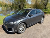 USED 2017 67 AUDI Q2 1.4 TFSI S-LINE NAV SUV 5 DOOR *APPLE CAR PLAY*SAT NAV*DAB*REAR PARKING SENSORS*18 INCH ALLOYS*AUDI DRIVE SELECT MODE*AIR CONDITIONING*CRUISE CONTROL*REAR SPOILER*BRAND NEW MOT AND SERVICE*CAM BELT REPLACED AUGUST 2022*