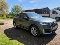 USED 2017 67 AUDI Q2 1.4 TFSI S-LINE NAV SUV 5 DOOR *APPLE CAR PLAY*SAT NAV*DAB*REAR PARKING SENSORS*18 INCH ALLOYS*AUDI DRIVE SELECT MODE*AIR CONDITIONING*CRUISE CONTROL*REAR SPOILER*BRAND NEW MOT AND SERVICE*CAM BELT REPLACED AUGUST 2022*