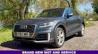 USED 2017 67 AUDI Q2 1.4 TFSI S-LINE NAV SUV 5 DOOR *APPLE CAR PLAY*SAT NAV*DAB*REAR PARKING SENSORS*18 INCH ALLOYS*AUDI DRIVE SELECT MODE*AIR CONDITIONING*CRUISE CONTROL*REAR SPOILER*BRAND NEW MOT AND SERVICE*CAM BELT REPLACED AUGUST 2022*