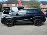 USED 2018 SUZUKI VITARA 1.6 Kuro SUV 5dr Petrol Manual Euro 6 (s/s) (120 ps) Finished in COSMOS BLACK PEARL with DARK GREY CLOTH TRIM. If you're looking for an affordable car with a high driving position that's good fun to drive, this Vitara is a great choice. Features include, Sat Nav, Rear View Camera, DAB Radio, B/Tooth, Alloys, Cruise Control and much more. Just Serviced.