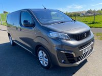 USED 2021 71 PEUGEOT EXPERT 2.0 BlueHDi 1400 ASPHALT PREMIUM NAV NO VAT VAN MWB Euro 6 (s/s) (145 ps) 12 MONTHS PART AND LABOUR RAC WARRANTY+RAC BREAKDOWN COVER