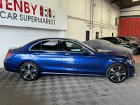 USED 2019 69 MERCEDES-BENZ C-CLASS 1.5 C200 MHEV EQ Boost Sport (Premium) Saloon 4dr Petrol G-Tronic+ Euro 6 (s/s) (198 ps) FHTD SEATS+17"ALLOYS+AMB LIGHTS