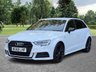 USED 2018 68 AUDI A3 1.0 TFSI 30 Black Edition Sportback 5dr Petrol Manual Euro 6 (s/s) (116 ps) 