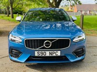 USED 2019 19 VOLVO S90 2.0h T8 Twin Engine 10.4kWh R-Design Pro Saloon 4dr Petrol Plug-in Hybrid Auto AWD Euro 6 (s/s) (390 ps) LEATHER+SAT NAV+CAMERA+ULEZ