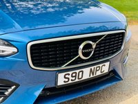 USED 2019 19 VOLVO S90 2.0h T8 Twin Engine 10.4kWh R-Design Pro Saloon 4dr Petrol Plug-in Hybrid Auto AWD Euro 6 (s/s) (390 ps) LEATHER+SAT NAV+CAMERA+ULEZ