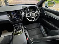 USED 2019 19 VOLVO S90 2.0h T8 Twin Engine 10.4kWh R-Design Pro Saloon 4dr Petrol Plug-in Hybrid Auto AWD Euro 6 (s/s) (390 ps) LEATHER+SAT NAV+CAMERA+ULEZ