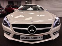 USED 2014 14 MERCEDES-BENZ SL 3.5 SL350 AMG Sport Convertible 2dr Petrol G-Tronic Euro 5 (s/s) (306 ps) UK DELIVERY FLAT FEE &pound;250 (SUBJECT TO DEAL) *OVER 100 IMAGES ON OUR WEBSITE*BESPOKE FINANCE ARRANGED*PART EXCHANGE WELCOME*ALL VEHICLES HPI CLEAR