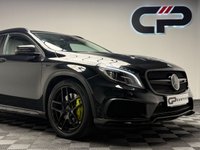 USED 2014 64 MERCEDES-BENZ GLA 2.0 GLA45 AMG SUV 5dr Petrol SpdS DCT 4MATIC Euro 6 (s/s) (360 ps) AERO|WHITE BUCKETS|REV CAM