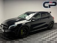 USED 2014 64 MERCEDES-BENZ GLA 2.0 GLA45 AMG SUV 5dr Petrol SpdS DCT 4MATIC Euro 6 (s/s) (360 ps) AERO|WHITE BUCKETS|REV CAM