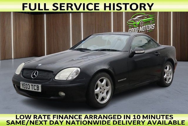 2003 -benz slk 2.0 slk200 kompressor convertible 2dr petrol automatic (231 g/km, 163 bhp) ***full sevice history*** 2003 44,748 miles 2 ltr... photo
