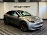 USED 2024 24 TESLA MODEL Y (Dual Motor) Long Range SUV 5dr Electric Auto 4WDE (384 bhp) **DUE IN THIS WEEK* SUPER RARE SPEC! QUICKSILVER PAINT (&pound;2600 OPTION) ENHANCED AUTOPILOT, 20'' INDUCTION ALLOYS, WHITE PREMIUM LEATHER, PANORAMIC GLASS SUNROOF, GROK AI, RYZEN CHIP, TESLA WARRANTY TILL 2028, HEAT PUMP, LONG RANGE, DUAL MOTOR, STUNNING EXAMPLE