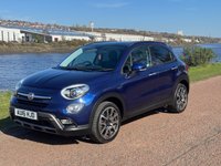 USED 2016 16 FIAT 500X 1.4 MultiAir Cross Plus SUV 5dr Petrol Manual Euro 6 (s/s) (140 ps) **VENEZIA BLUE**CRUISE CONTROL**HALF LEATHER SEATS**
