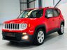 USED 2016 16 JEEP RENEGADE 1.6 MultiJetII Limited SUV 5dr Diesel Manual Euro 6 (s/s) (120 ps) Colorado Red | Black Leather Interior | Heated Seats + Steering Wheel | Sat Nav | Bluetooth Media | Low Road Tax