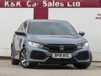 USED 2018 18 HONDA CIVIC 1.0 VTEC Turbo SE Hatchback 5dr Petrol CVT Euro 6 (s/s) (126 ps) 