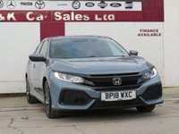 USED 2018 18 HONDA CIVIC 1.0 VTEC Turbo SE Hatchback 5dr Petrol CVT Euro 6 (s/s) (126 ps) 