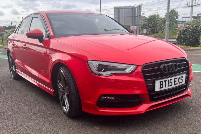 View our Audi A3 2.0 TDI S line Saloon 4dr Diesel Manual Euro 6 (s/s) (150 ps)