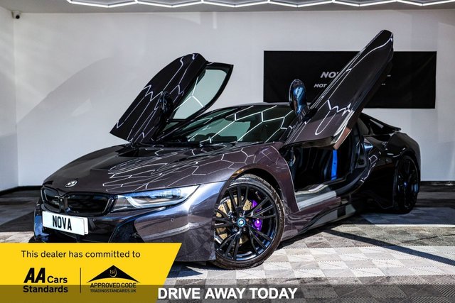 View our BMW I8 1.5 7.1kWh Coupe 2dr Petrol Plug-in Hybrid Auto 4WD Euro 6 (s/s) (362 ps)