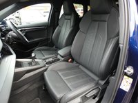 USED 2023 73 AUDI A3 Sportback 1.0 TFSI 30 S line 5d 110 S/S 1 OWNER, FULL SERVICE HISTORY, SAT NAV, VIRTUAL COCKPIT (DIGITAL DASH), FULL BLACK LEATHER UPHOLSTERY, WIRELESS APPLE CARPLAY / ANDROID AUTO, REAR PARKING SENSORS, DAB RADIO, BLUETOOTH PHONE & MUSIC, 2x USB C PORTS, PRIVACY GLASS, MANUAL 6 SPEED, LED LIGHTS WITH DAYTIME RUNNING LIGHTS, 18 INCH ALLOYS, ELECTRIC FOLDING MIRRORS, CRUISE CONTROL & SPEED LIMITER, RAIN & LIGHT SENSORS, KEYLESS START, VOICE CONTROL, DRIVE SELECT, CLIMATE CONTROL, LANE DEPARTURE WARNING